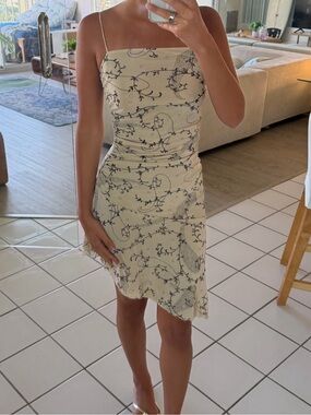 Vintage Nude Embellished dress